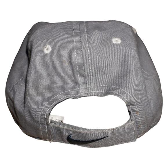 Vintage Nike Toddler Cap Two-Tone Gray & Navy Adjustable Strapback Hat - Picture 3 of 10
